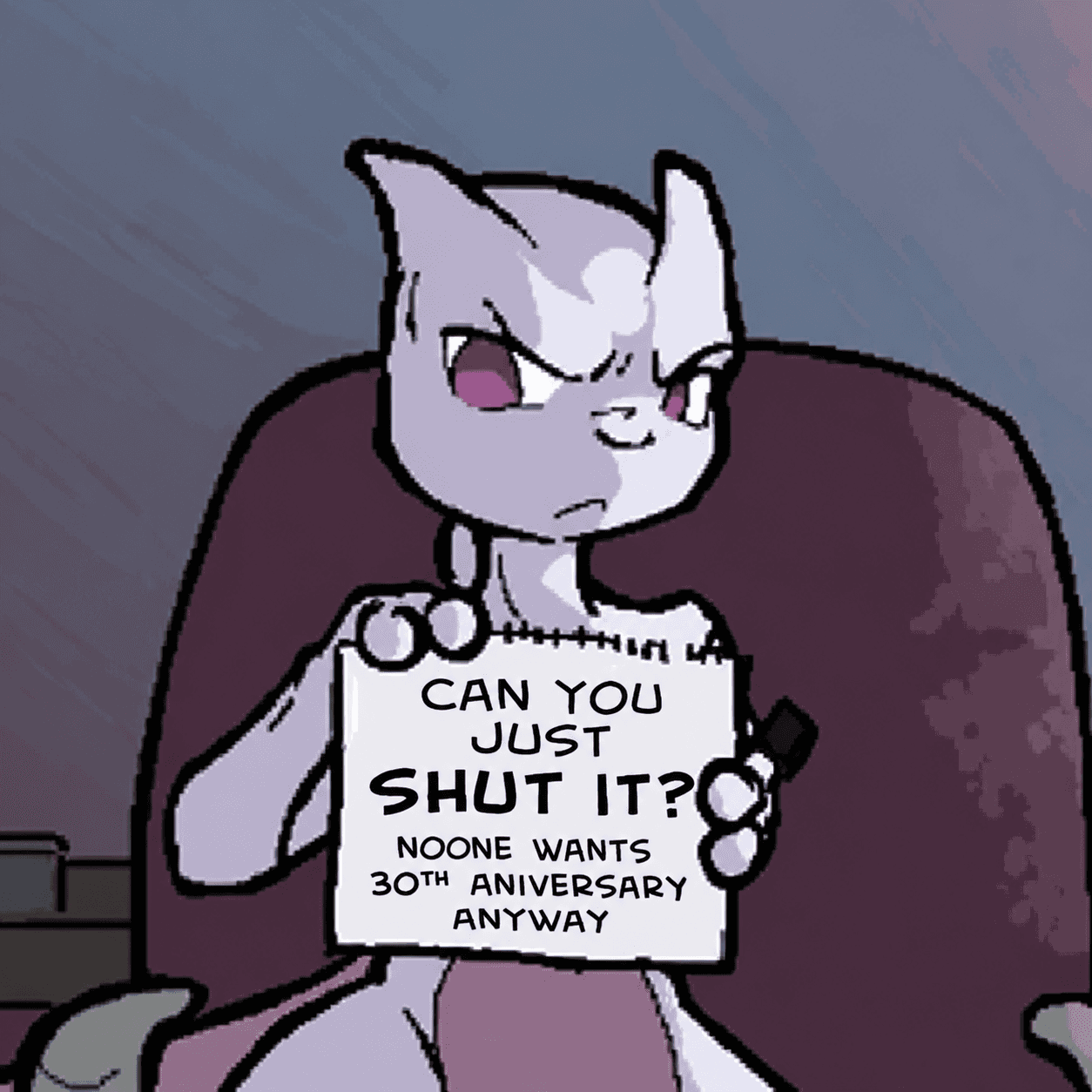 Mewtwo token art